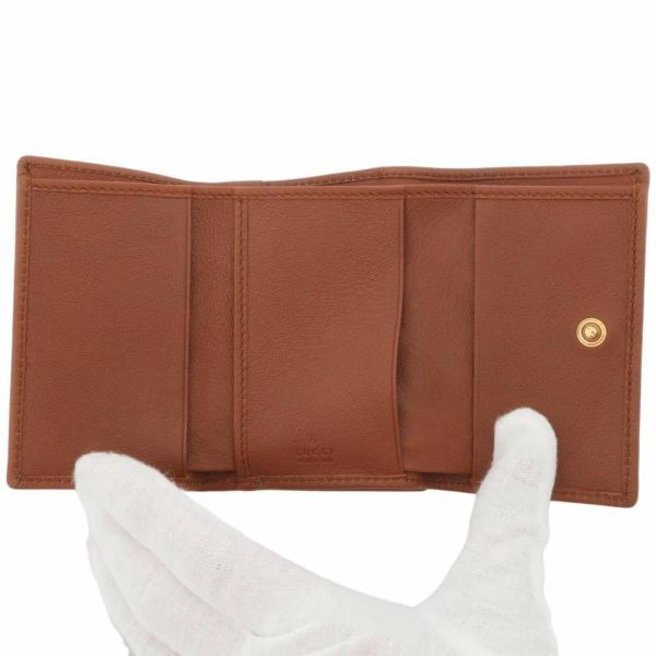 グッチ 三つ折り財布 バンブー ミディアム ウォレット