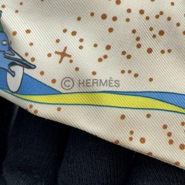 エルメス スカーフ ツイリー スペースダービー Space Derby HERMES シルクツイル 2022年秋冬