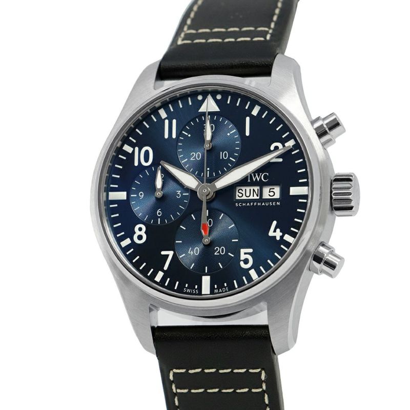 IWC パイロットウォッチ クロノグラフ IW388101 IWC 腕時計 ブルー文字盤