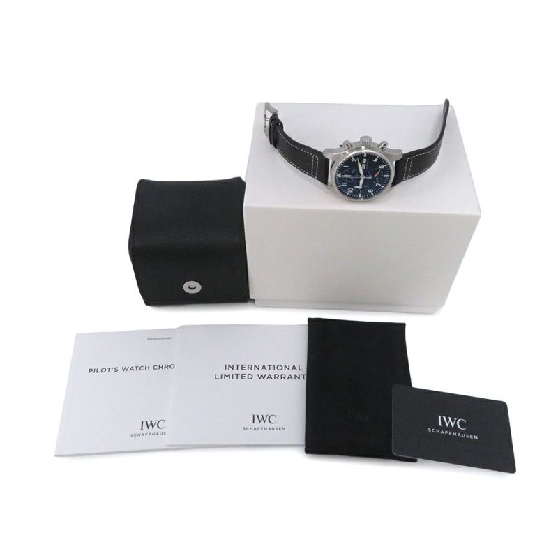 IWC パイロットウォッチ クロノグラフ IW388101 IWC 腕時計 ブルー文字盤