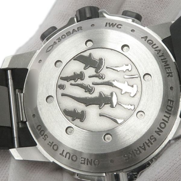 IWC アクアタイマー・クロノグラフ シャーク 世界限定500本 IW379506 腕時計 グレー文字盤