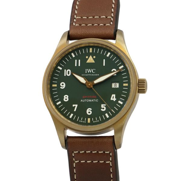 IWC パイロット・ウォッチ・オートマティック ・スピットファイア IW326802 腕時計 グリーン文字盤