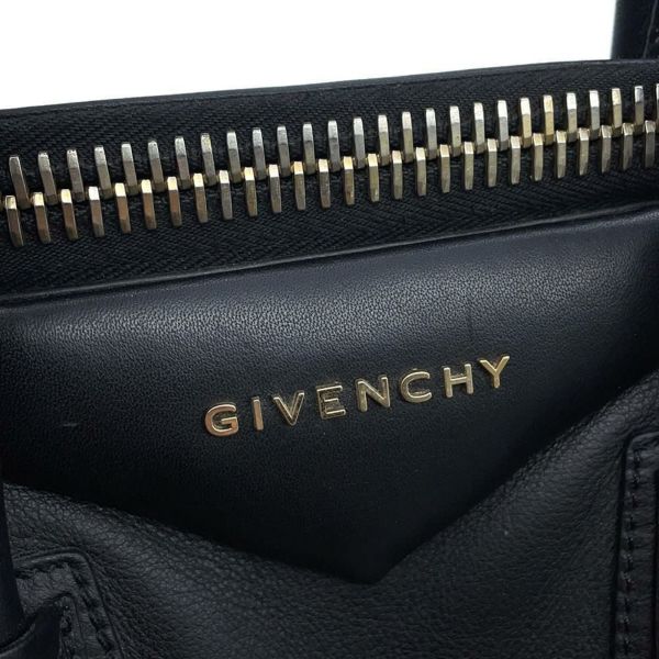 ジバンシー ハンドバッグ アンティゴナ レザー GIVENCHY 2wayショルダーバッグ 黒
