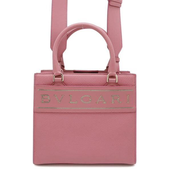 ブルガリ ハンドバッグ ロゴ トート レザー 291221 BVLGARI 2way
