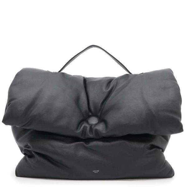 セリーヌ ハンドバッグ ピローバッグ レザー CELINE バッグ 黒