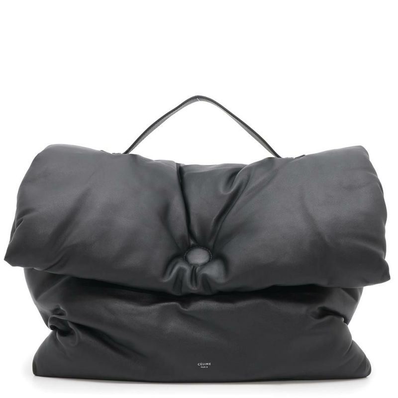 セリーヌ ハンドバッグ ピローバッグ レザー CELINE バッグ 黒