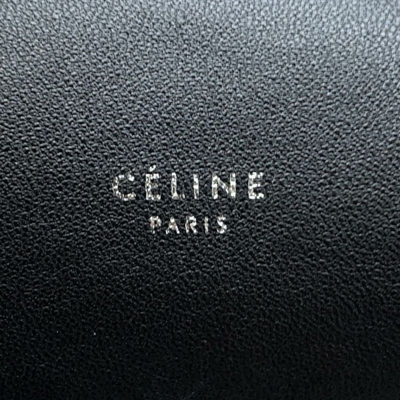 セリーヌ ハンドバッグ ピローバッグ レザー CELINE バッグ 黒
