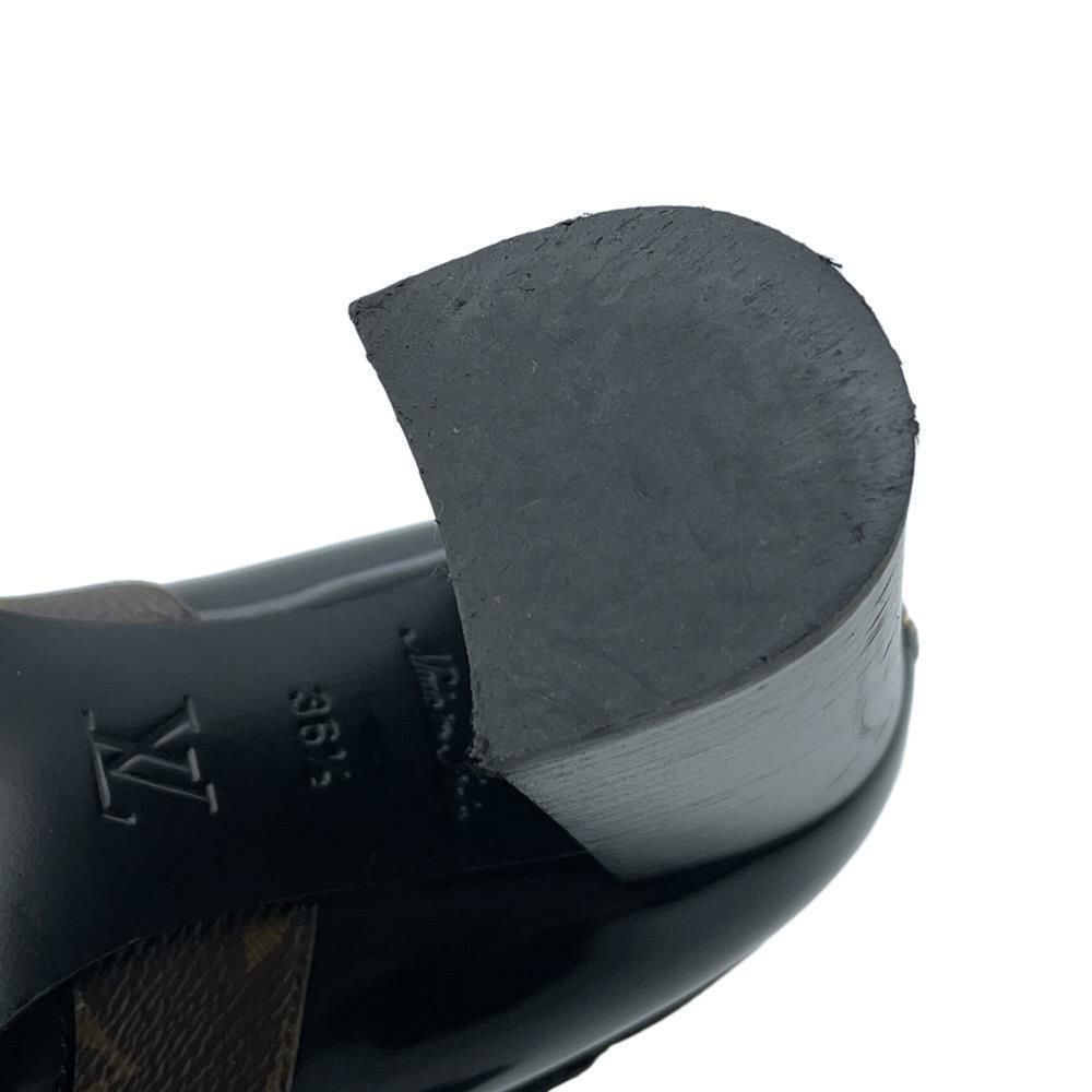 ルイヴィトン ブーツ スタートレイルライン モノグラム パテント レディースサイズ36 1/2 LOUIS VUITTON 靴 ブラック 黒