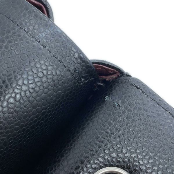 シャネル チェーンショルダーバッグ マトラッセ23 ココマーク ダブルチェーン キャビアスキン A01113 CHANEL バッグ 黒