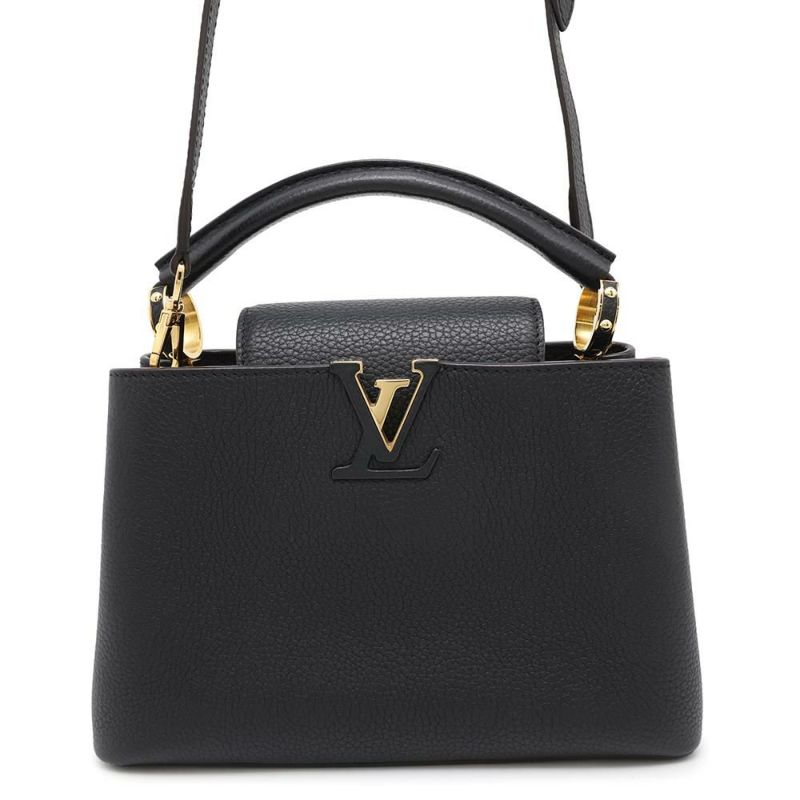 ルイヴィトン ハンドバッグ トリヨンレザー カプシーヌBB M94755 LOUIS VUITTON 2wayショルダーバッグ ブラック 黒