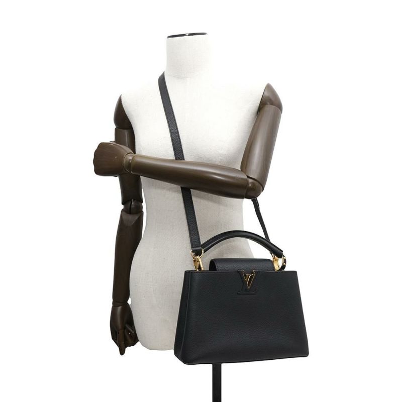 ルイヴィトン ハンドバッグ トリヨンレザー カプシーヌBB M94755 LOUIS VUITTON 2wayショルダーバッグ ブラック 黒