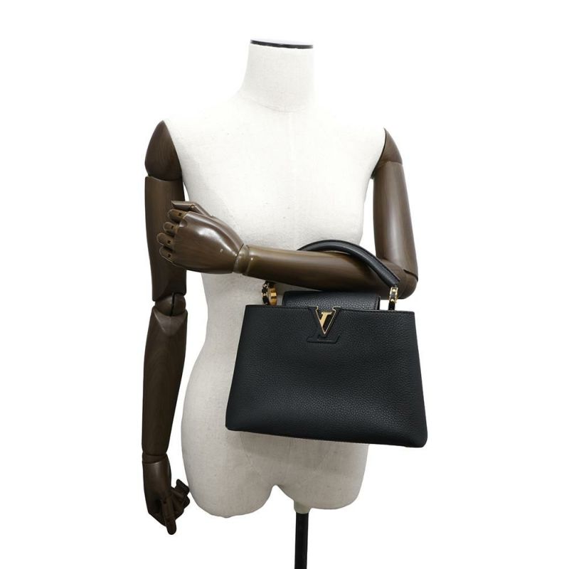 ルイヴィトン ハンドバッグ トリヨンレザー カプシーヌBB M94755 LOUIS VUITTON 2wayショルダーバッグ ブラック 黒