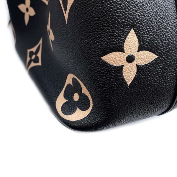 ルイヴィトン ショルダーバッグ バイカラーモノグラム・アンプラント ネオノエMM M45497 LOUIS VUITTON 2wayハンドバッグ 黒