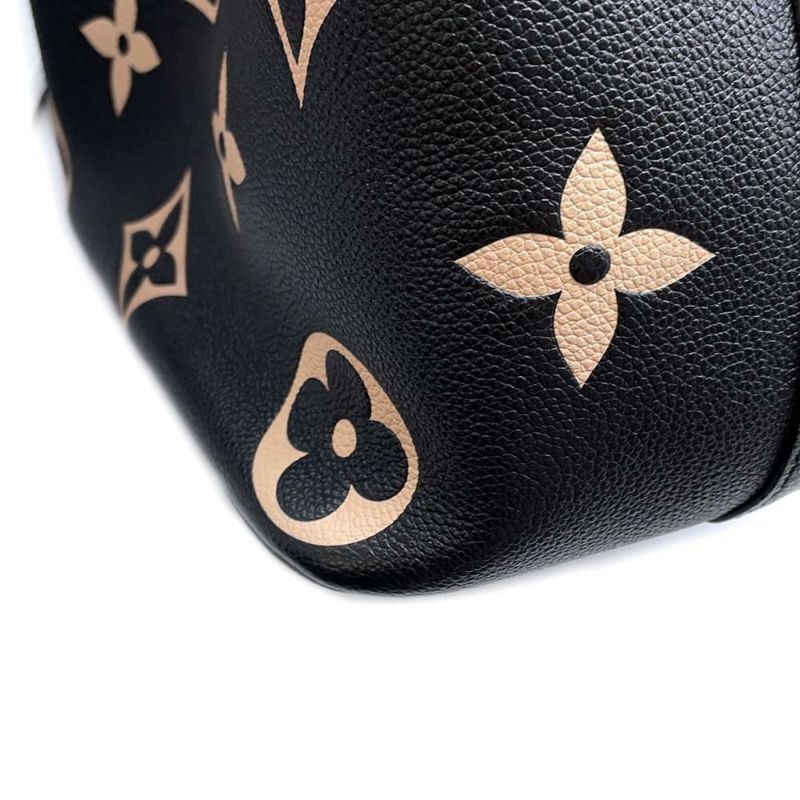 ルイヴィトン ショルダーバッグ バイカラーモノグラム・アンプラント ネオノエMM M45497 LOUIS VUITTON 2wayハンドバッグ 黒