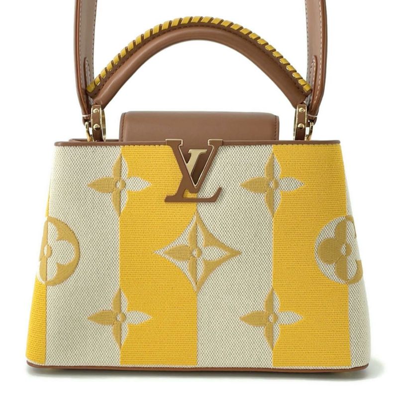 ルイヴィトン ハンドバッグ カプシーヌBB レザー キャンバス M57651 LOUIS VUITTON ショルダーバッグ