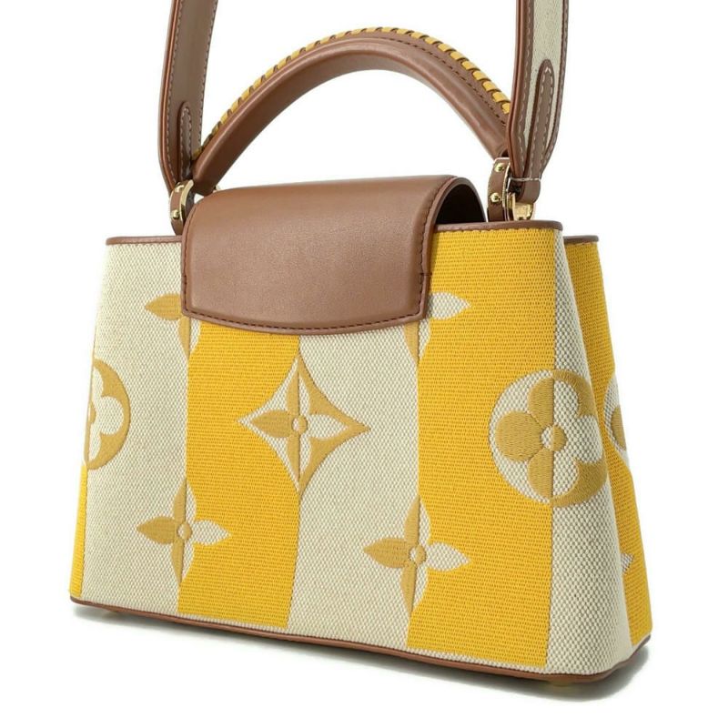 ルイヴィトン ハンドバッグ カプシーヌBB レザー キャンバス M57651 LOUIS VUITTON ショルダーバッグ