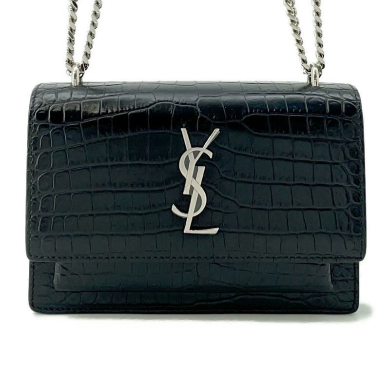 サンローランパリ チェーンウォレット サンセット 452157 SAINT LAURENT PARIS YSL 黒 財布