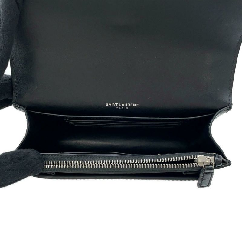 サンローランパリ チェーンウォレット サンセット 452157 SAINT LAURENT PARIS YSL 黒 財布