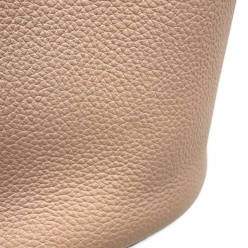 サルヴァトーレ・フェラガモ ショルダーバッグ ガンチーニ ザ スタジオバケット 212892 Ferragamo ピンクベージュ