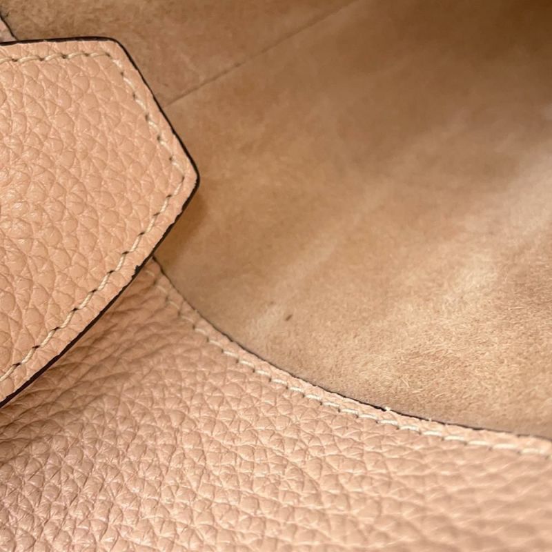 サルヴァトーレ・フェラガモ ショルダーバッグ ガンチーニ ザ スタジオバケット 212892 Ferragamo ピンクベージュ