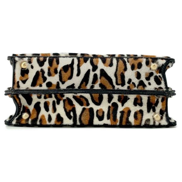 フェンディ ハンドバッグ ピーカブー アイシーユー ISEEU レオパード スモール ハラコ 8BN327 FENDI 2way