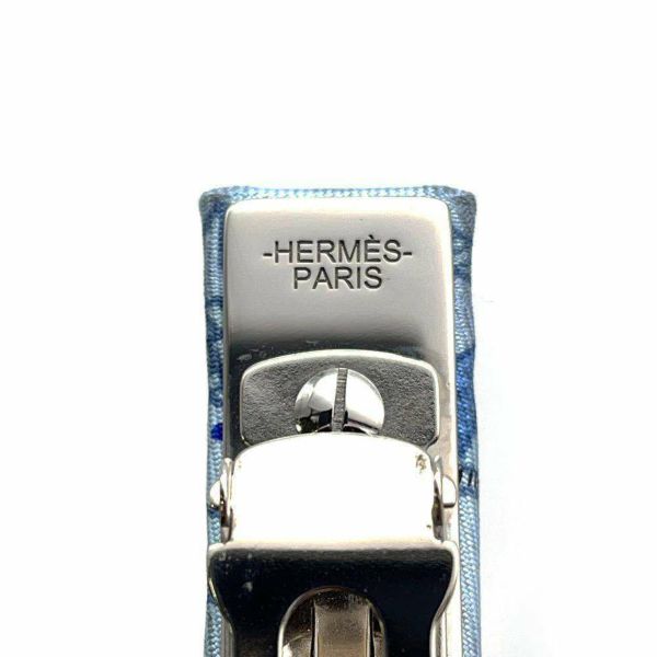 エルメス バレッタ エクリプス GM シルク HERMES ヘアーアクセサリー 髪留め