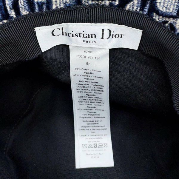 クリスチャン・ディオール ハット オブリーク 05CDO924I134 サイズ58 Christian Dior 帽子 トロッター