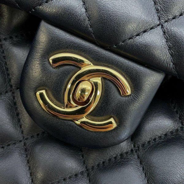 シャネル リュック マトラッセ ココマーク ラムスキン A91121 CHANEL バッグ バックパック 黒