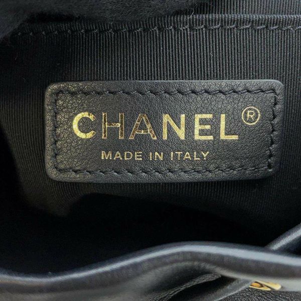 シャネル リュック マトラッセ ココマーク ラムスキン A91121 CHANEL バッグ バックパック 黒