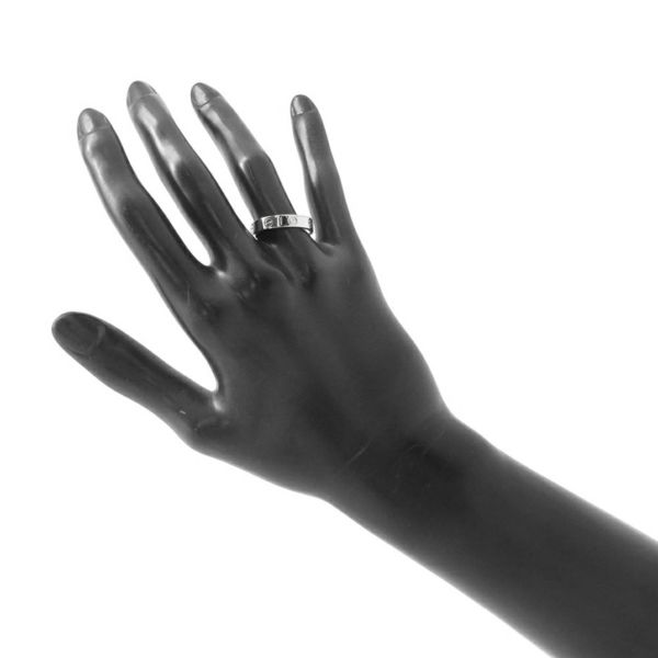 カルティエ リング ミニ ラブリング SM K18WG ダイヤモンド 1P 0.02ct リングサイズ54 B4050500 Cartier 指輪