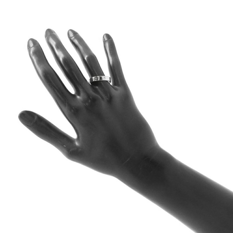 カルティエ リング ミニ ラブリング SM K18WG ダイヤモンド 1P 0.02ct リングサイズ54 B4050500 Cartier 指輪