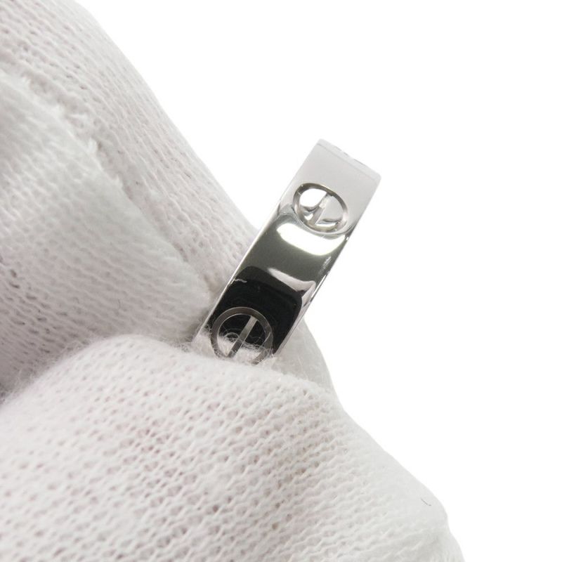 カルティエ リング ミニ ラブリング SM K18WG ダイヤモンド 1P 0.02ct リングサイズ54 B4050500 Cartier 指輪