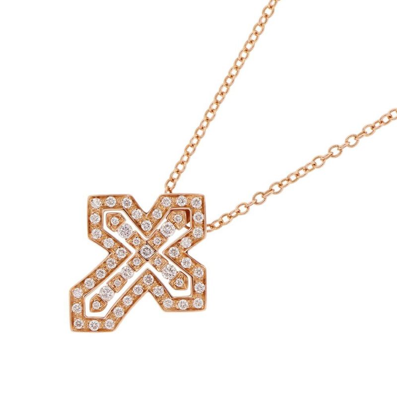 ダミアーニ ネックレス ベル エポック クラウン ダイヤモンド 0.28ct K18PGピンクゴールド サイズS 20089079 DAMIANI ペンダント