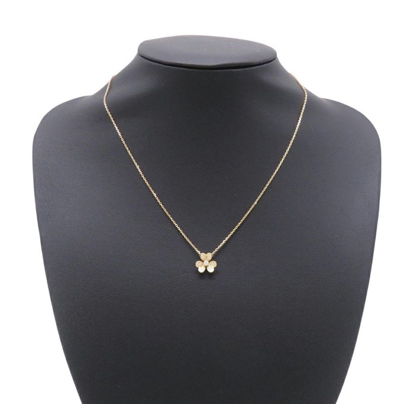 ヴァンクリーフ&アーペル ネックレス フリヴォル ペンダント ミニモデル ダイヤモンド 中石 0.04ct K18YG VCARP24000