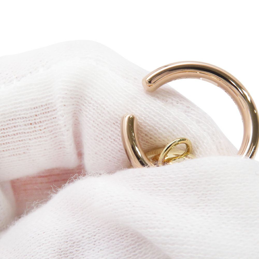 カルティエ ピアス トリニティ シングル イヤリング FOR CHITOSE ABE of sacai K18YG/K18PG/K18WG サイズM Cartier 限定コレクション