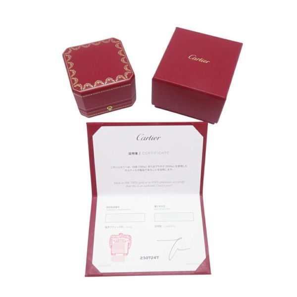 カルティエ ピアス トリニティ シングル イヤリング FOR CHITOSE ABE of sacai K18YG/K18PG/K18WG サイズM Cartier 限定コレクション