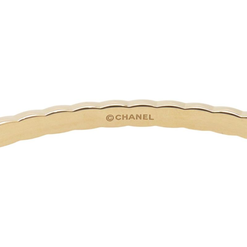 シャネル バングル ココ クラッシュ K18YGイエローゴールド サイズM J11663 CHANEL ジュエリー