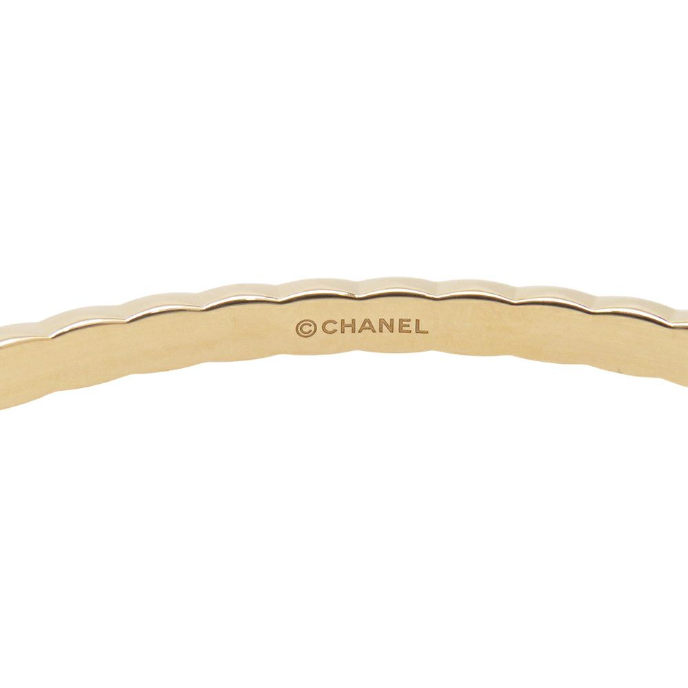 シャネル バングル ココ クラッシュ K18YGイエローゴールド サイズM J11663 CHANEL ジュエリー