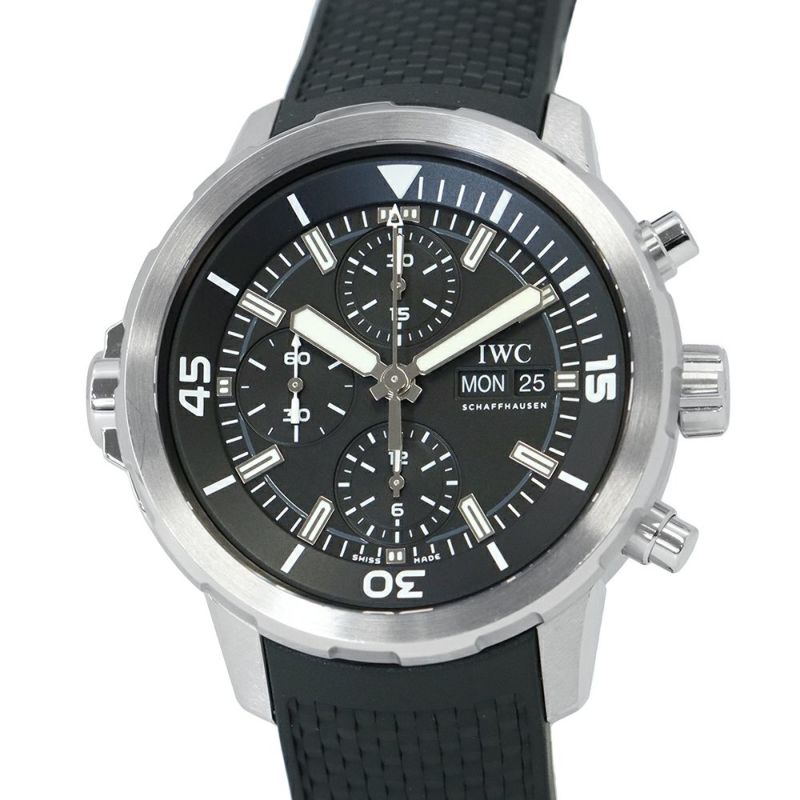 IWC アクアタイマー クロノグラフ IW376803 腕時計 黒文字盤