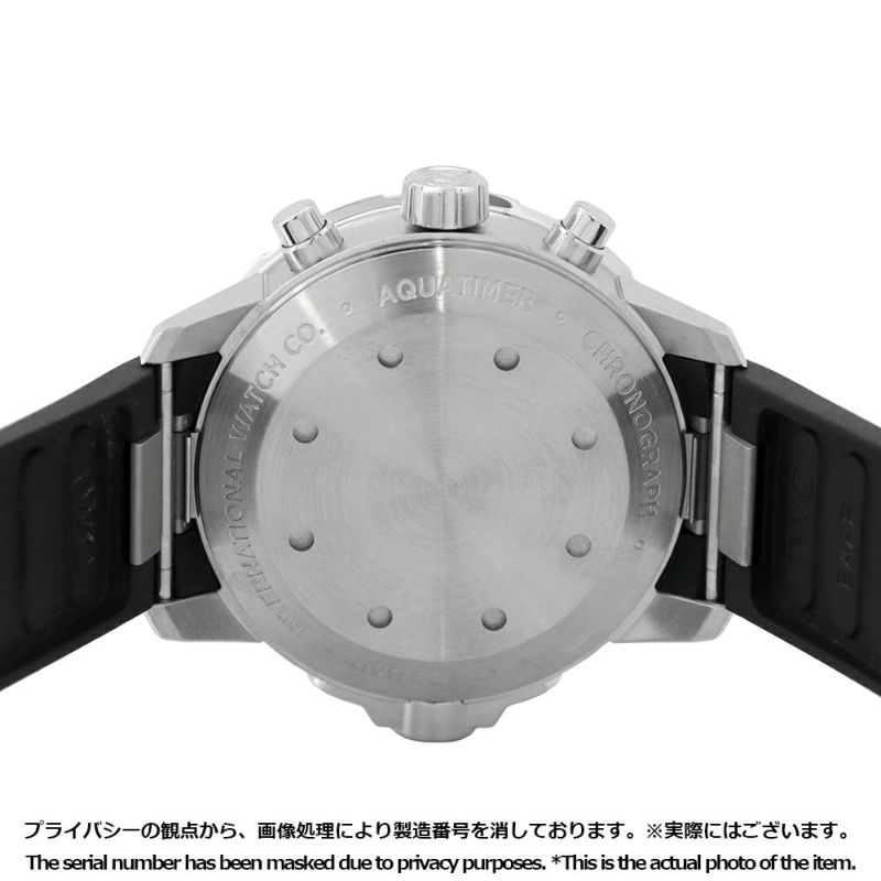 IWC アクアタイマー クロノグラフ IW376803 腕時計 黒文字盤