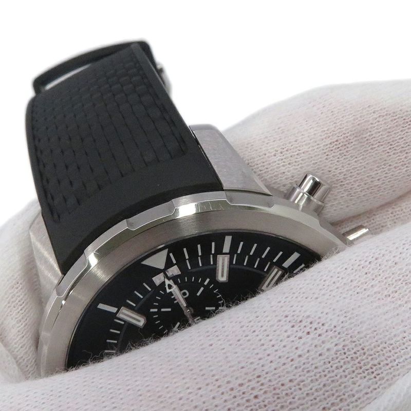 IWC アクアタイマー クロノグラフ IW376803 腕時計 黒文字盤