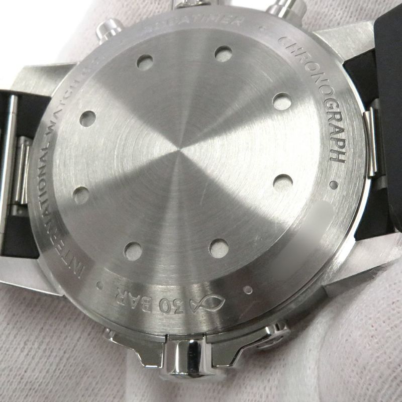 IWC アクアタイマー クロノグラフ IW376803 腕時計 黒文字盤