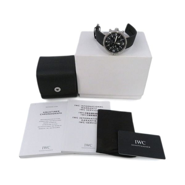 IWC アクアタイマー クロノグラフ IW376803 腕時計 黒文字盤