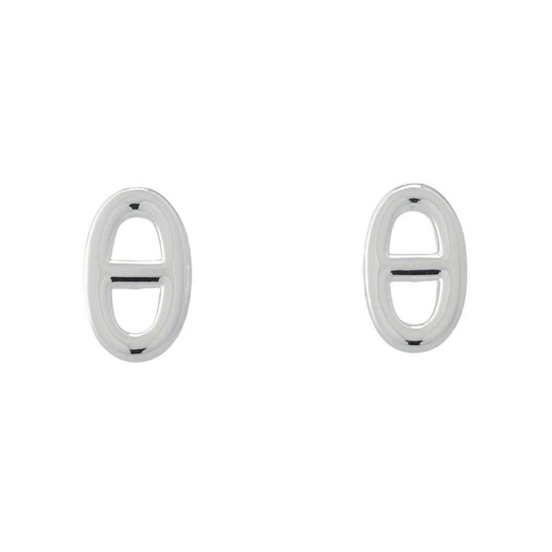 エルメス ピアス ファランドール シェーヌダンクル TPM SV925シルバー HERMES ジュエリー スタッドピアス