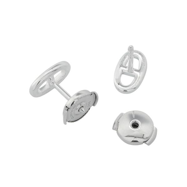 エルメス ピアス ファランドール シェーヌダンクル TPM SV925シルバー HERMES ジュエリー スタッドピアス