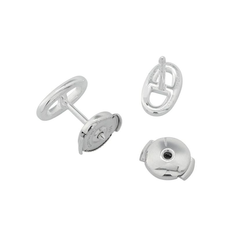 エルメス ピアス ファランドール シェーヌダンクル TPM SV925シルバー HERMES ジュエリー スタッドピアス