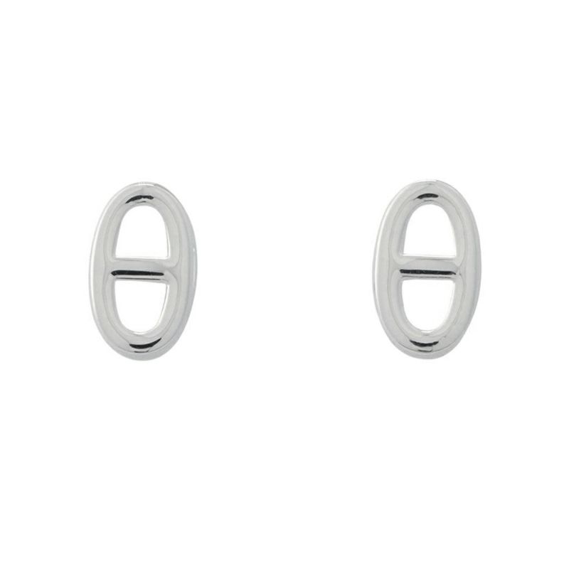 エルメス ピアス ファランドール シェーヌダンクル TPM SV925シルバー HERMES ジュエリー スタッドピアス