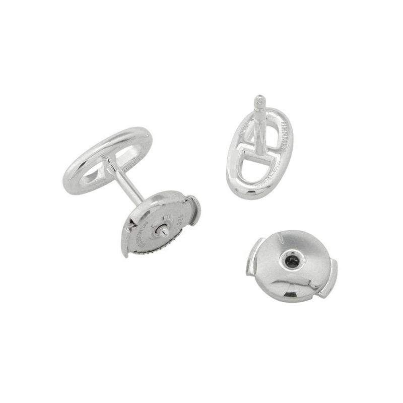 エルメス ピアス ファランドール シェーヌダンクル TPM SV925シルバー HERMES ジュエリー スタッドピアス