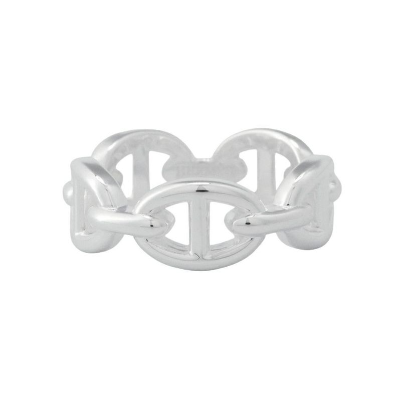 エルメス リング シェーヌダンクル アンシェネPM SV925シルバー リングサイズ54 HERMES ジュエリー