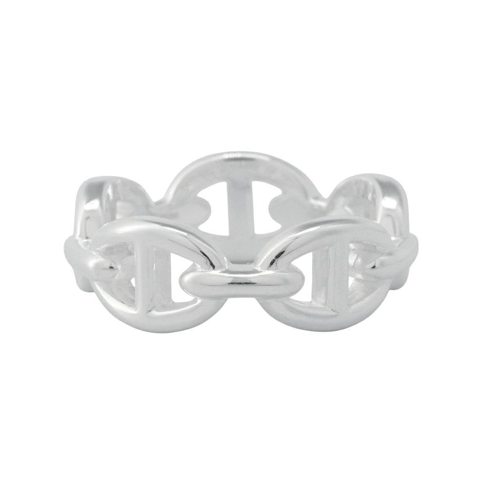 エルメス リング シェーヌダンクル アンシェネPM SV925シルバー リングサイズ54 HERMES ジュエリー